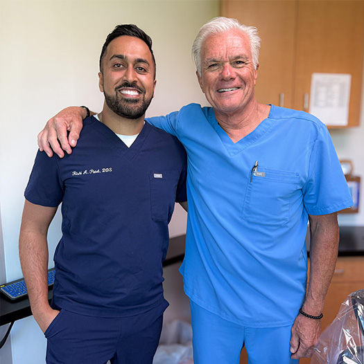 Dr. David Villarreal welcomes Dr. Patel